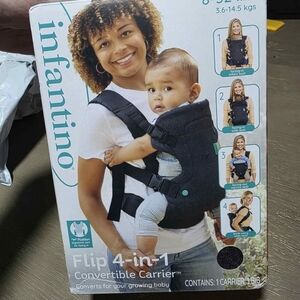 Infantino Black 4-in-1 Convertible Carrier